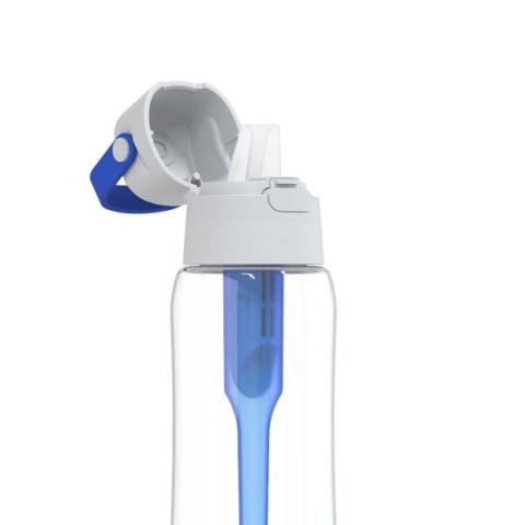 Butelka filtrująca z Tritanu Dafi SOLID 0,7L Niebieska + 7 filtrów
