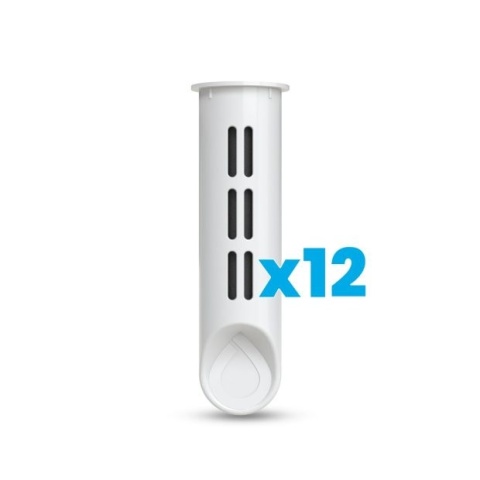 Zestaw filtrów DAFI do butelki Soft i Solid Biały (12 szt.)