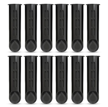 Zestaw filtrów DAFI do butelki Soft i Solid Czarny (12 szt.)