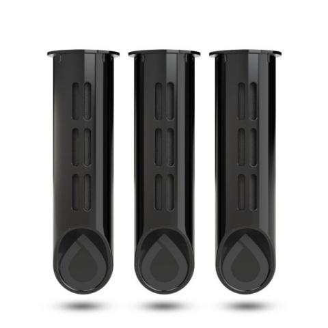 Zestaw filtrów DAFI do butelki Soft i Solid Czarny (3 szt.)