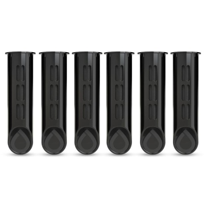 Zestaw filtrów DAFI do butelki Soft i Solid Czarny (6 szt.)