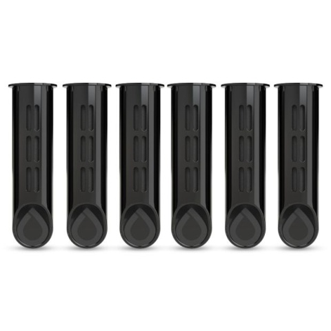 Zestaw filtrów DAFI do butelki Soft i Solid Czarny (6 szt.)