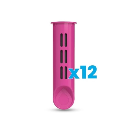 Zestaw filtrów DAFI do butelki Soft i Solid Flamingowy Różowy (12 szt.)