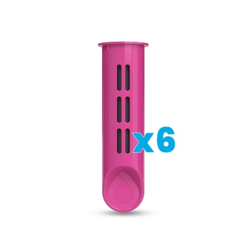 Zestaw filtrów DAFI do butelki Soft i Solid Flamingowy Różowy (6 szt.)