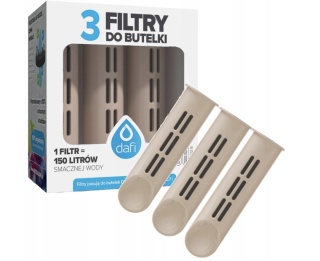 Zestaw filtrów DAFI do butelki Soft i Solid Cappuccino (3 szt.)