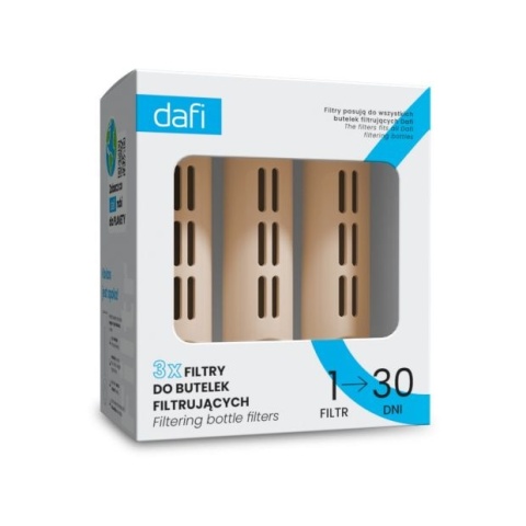 Zestaw filtrów DAFI do butelki Soft i Solid Cappuccino (3 szt.)