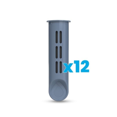 Zestaw filtrów DAFI do butelki Soft i Solid Jeansowy Szary (12 szt.)