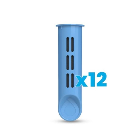 Zestaw filtrów DAFI do butelki Soft i Solid Niebiański Niebieski (12 szt.)