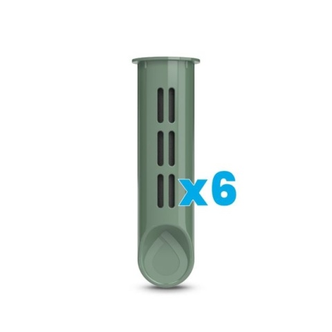 Zestaw filtrów DAFI do butelki Soft i Solid Szałwiowy (6 szt.)