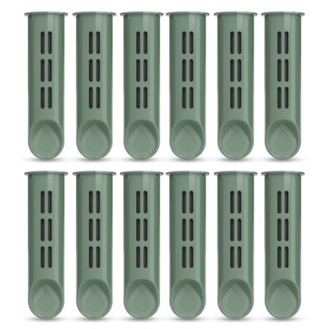 Zestaw filtrów DAFI do butelki Soft i Solid Szałwiowy Zielony (12 szt.)