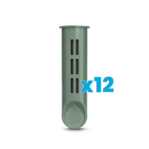 Zestaw filtrów DAFI do butelki Soft i Solid Szałwiowy Zielony (12 szt.)