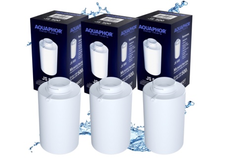 3 szt. Wkładu JS 500 do dzbanka AQUAPHOR J.SHMIDT 500