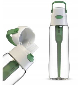 Butelka filtrująca z Tritanu Dafi SOLID 0,7l szałwiowa + filtr + szczotka silokonowa