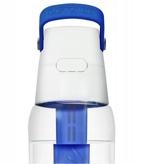 Butelka filtrująca Dafi SOLID 0,7l niebieska + filtr + szczotka silikonowa
