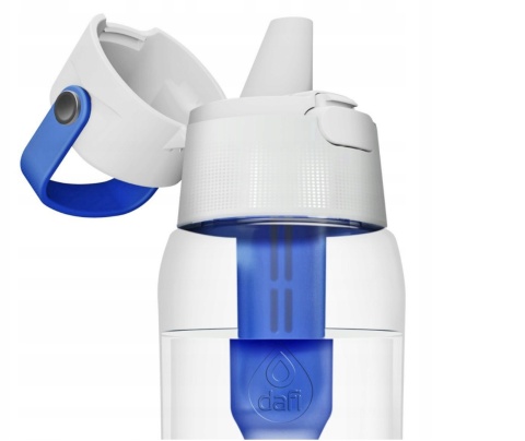 Butelka filtrująca Dafi SOLID 0,7l niebieska + filtr + szczotka silikonowa