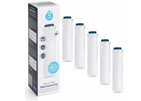 Dafi Przepływowy filtr do wody polipropylenowy 10 µm - 5 szt.