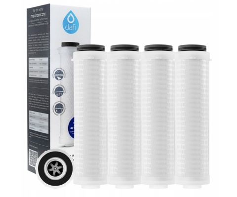 Dafi Przepływowy filtr do wody polipropylenowy 20 µm - 4 szt.