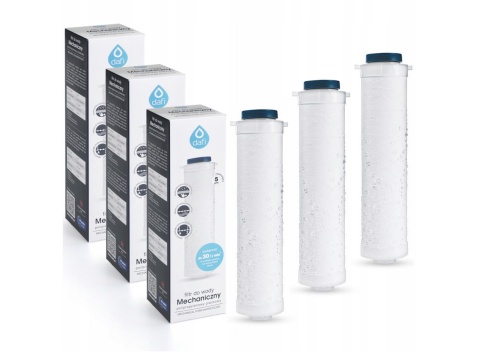 Dafi Przepływowy filtr do wody polipropylenowy 5 µm - 3 szt.