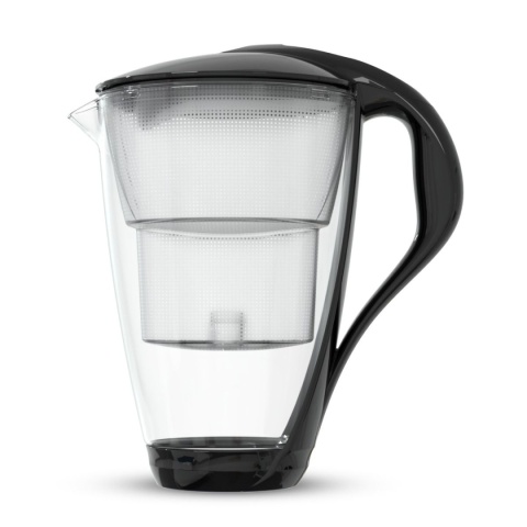 Szklany dzbanek filtrujący Dafi CRYSTAL LED 2l + 1 filtr Unimax CZARNY