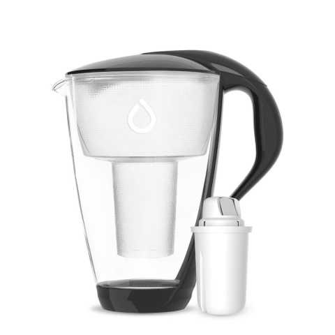 Szklany dzbanek filtrujący Dafi CRYSTAL LED 2l + filtr Classic CZARNY