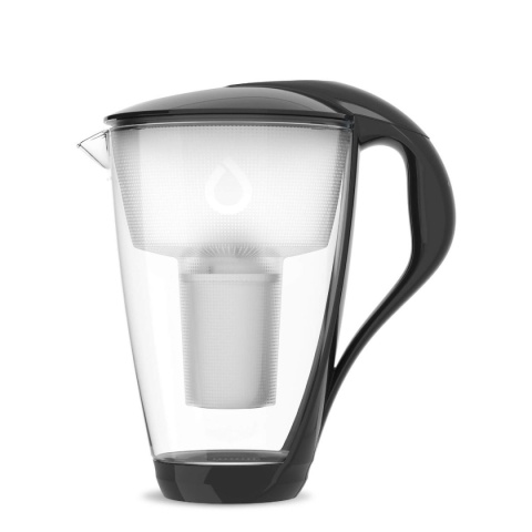 Szklany dzbanek filtrujący Dafi CRYSTAL LED 2l + filtr Classic CZARNY