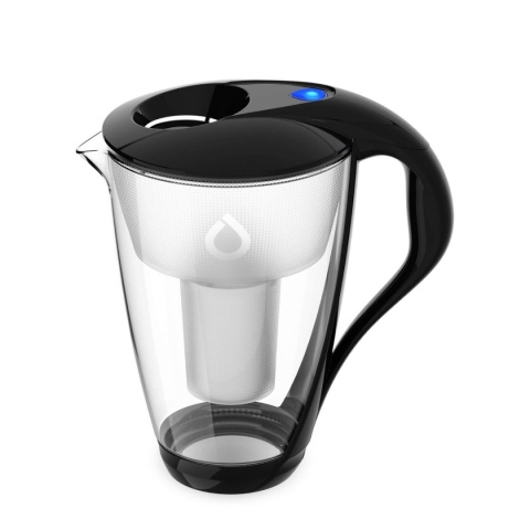 Szklany dzbanek filtrujący Dafi CRYSTAL LED 2l + filtr Classic CZARNY