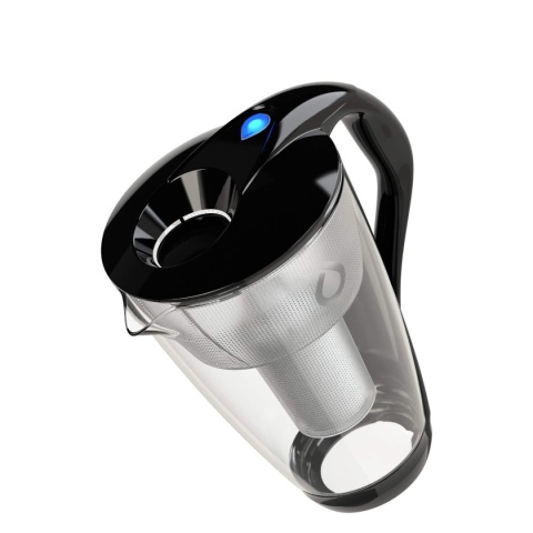 Szklany dzbanek filtrujący Dafi CRYSTAL LED 2l + filtr Classic CZARNY