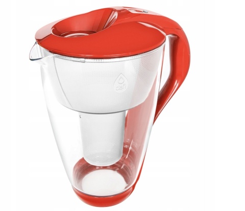 Szklany dzbanek filtrujący Dafi CRYSTAL LED 2l + 1 filtr Classic MAKOWY