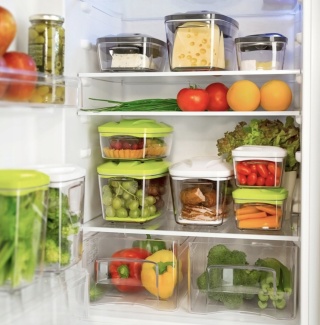 Zestaw: 5 pojemników hermetycznych na jedzenie SeeYoo Dafi LIMONKOWY + pompka