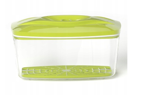 Zestaw: 5 pojemników hermetycznych na jedzenie SeeYoo Dafi LIMONKOWY + pompka