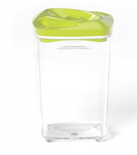 Zestaw: 5 pojemników hermetycznych na jedzenie SeeYoo Dafi LIMONKOWY + pompka