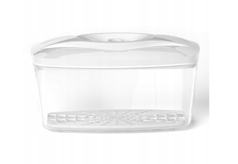 Zestaw: 5 pojemników hermetycznych na jedzenie SeeYoo Dafi białe + pompka