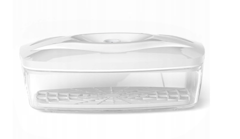 Zestaw: 5 pojemników hermetycznych na jedzenie SeeYoo Dafi białe + pompka