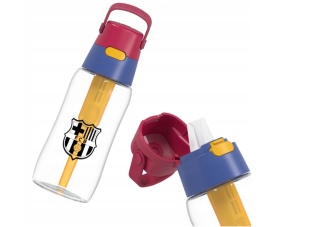 Zestaw Butelka Dafi Solid 0,5L FC BARCELONA + 2 szczotki do mycia butelek