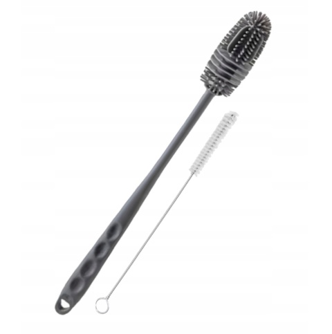 Zestaw Butelka Dafi Solid 0,5L cappuccino + 2 szczotki do mycia butelek