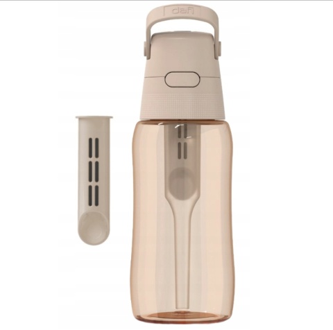 Zestaw Butelka Dafi Solid 0,5L cappuccino + 2 szczotki do mycia butelek