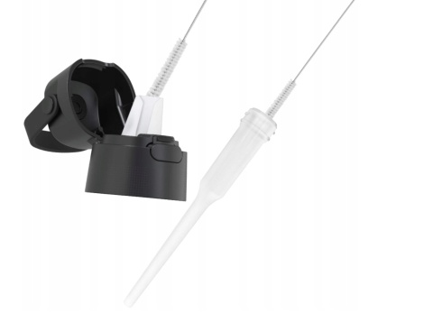 Zestaw Butelka Dafi Solid 0,5L czarna + 2 szczotki do mycia butelek