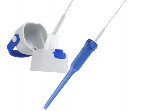 Zestaw Butelka Dafi Solid 0,7L niebieska + 2 szczotki do mycia butelek