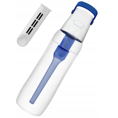 Zestaw Butelka Dafi Solid 0,7L niebieska + 2 szczotki do mycia butelek