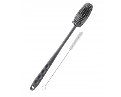 Zestaw Butelka Dafi Solid 0,7L niebieska + 2 szczotki do mycia butelek