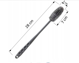 Zestaw filtrów DAFI do butelki Soft i Solid SZAŁWIOWY (6 szt.) + SZCZOTKA