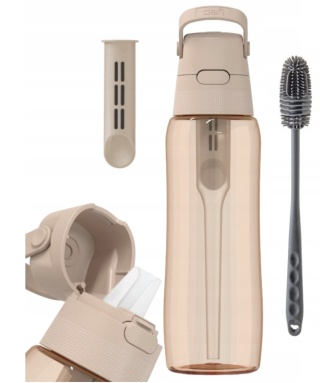 Butelka filtrująca Dafi SOLID 0,7l Cappuccino Barwiona + filtr + SZCZOTKA