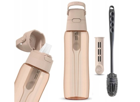 Butelka filtrująca Dafi SOLID 0,7l cappuccino + filtr + szczotka silikonowa