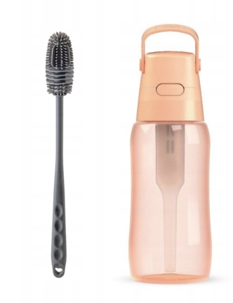 Butelka filtrująca Dafi Solid 0.5 L Peach Fuzz brzoskwiniowa + filtr + SZCZOTKA