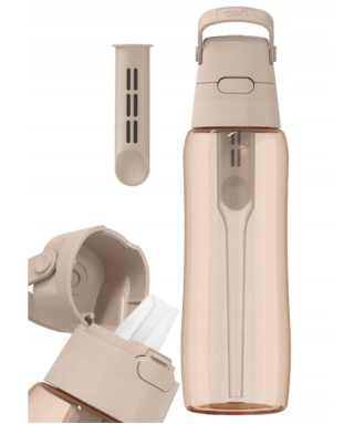 Butelka filtrująca z Tritanu Dafi SOLID 0,7l Cappuccino Barwiona + filtr