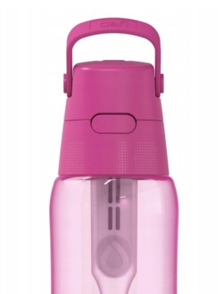 Butelka filtrująca z Tritanu Dafi SOLID 0,7l Flamingowa Róż barwiona+ filtr
