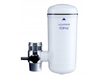 Filtr kuchenny do wody na kran AQUAPHOR TOPAZ + 2 wkłady TOPAZ