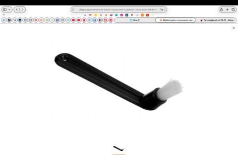 Szczotka Pędzelek profesjonalny BluePlan do czyszczenia kolby grupy kawowej ekspresu