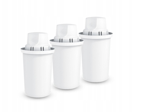 Szklany dzbanek filtrujący Dafi CRYSTAL LED 2L BIAŁY + 3 wkłady Classic