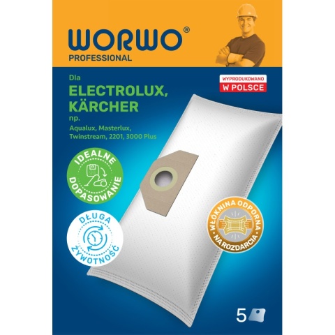 WORKI DO ODKURZACZA ELECTROLUX KARCHER PROFESSIONAL ELMB03 5 SZT.